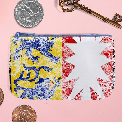 Coat Of Arms Of Schleswig Holstein Large Coin Purse from ArtsNow.com Front