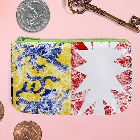 Coat Of Arms Of Schleswig Holstein Large Coin Purse from ArtsNow.com Front