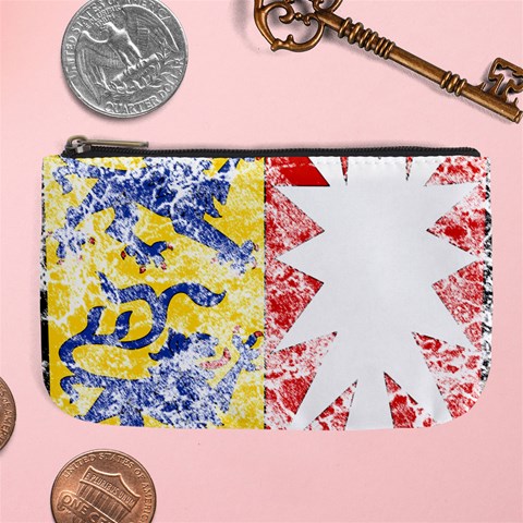 Coat Of Arms Of Schleswig Holstein Large Coin Purse from ArtsNow.com Front