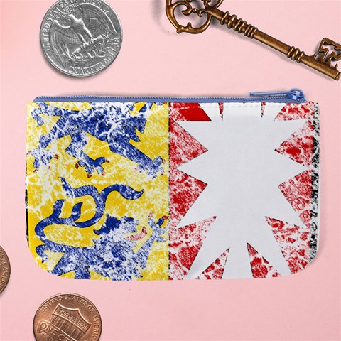 Coat Of Arms Of Schleswig Holstein Large Coin Purse from ArtsNow.com Back