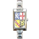 Coa De Saarland Rectangle Italian Charm Watch