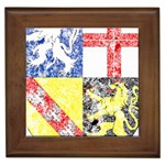 Coa De Saarland Framed Tile
