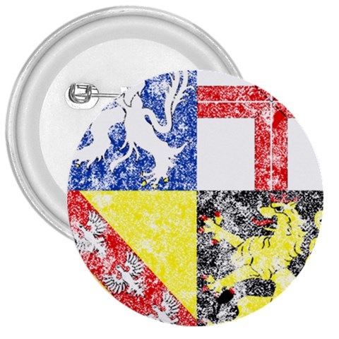 Coa De Saarland 3  Button from ArtsNow.com Front