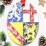 Coa De Saarland Ornament (Oval)