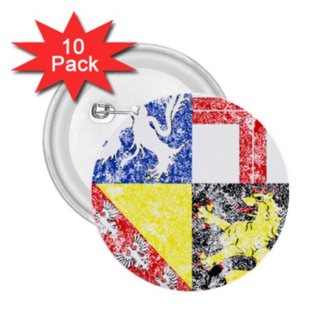 Coa De Saarland 2.25  Button (10 pack) from ArtsNow.com Front