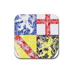 Coa De Saarland Rubber Coaster (Square)