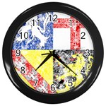 Coa De Saarland Wall Clock (Black)