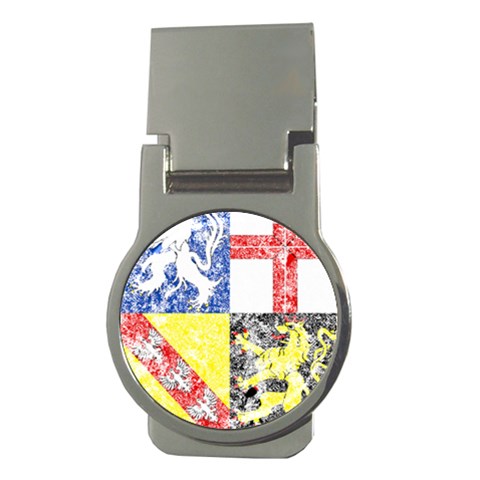Coa De Saarland Money Clip (Round) from ArtsNow.com Front