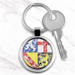 Coa De Saarland Key Chain (Round)