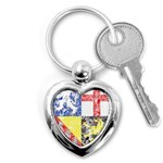 Coa De Saarland Key Chain (Heart)