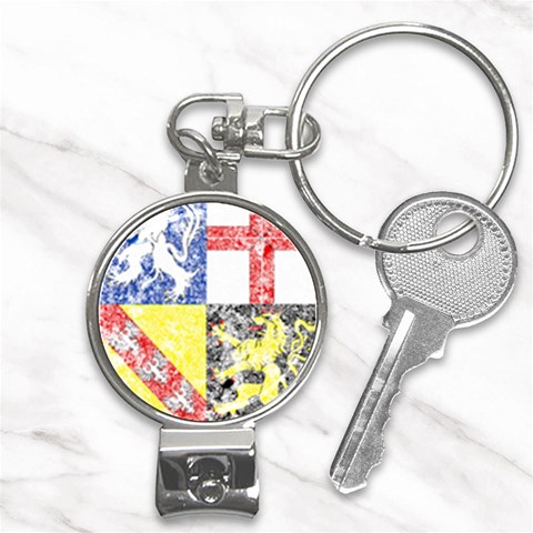 Coa De Saarland Nail Clippers Key Chain from ArtsNow.com Front