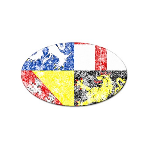 Coa De Saarland Sticker (Oval) from ArtsNow.com Front