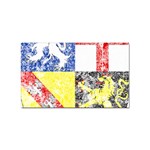 Coa De Saarland Sticker (Rectangular)