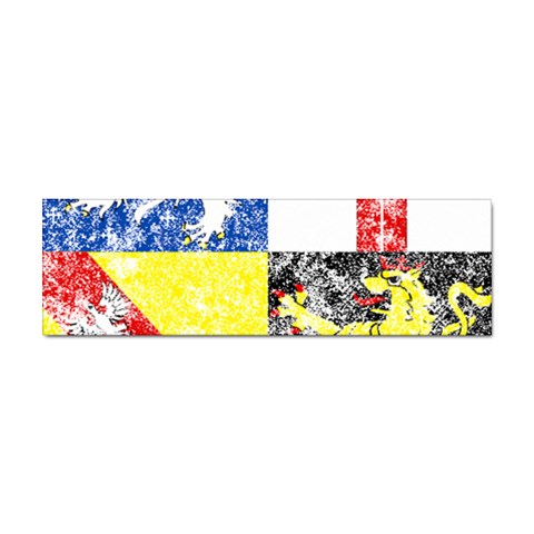 Coa De Saarland Sticker (Bumper) from ArtsNow.com Front