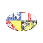 Coa De Saarland Sticker Oval (100 pack)