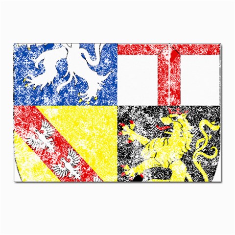 Coa De Saarland Postcard 4 x 6  (Pkg of 10) from ArtsNow.com Front