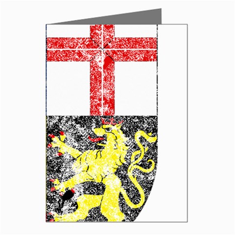 Coa De Saarland Greeting Cards (Pkg of 8) from ArtsNow.com Left