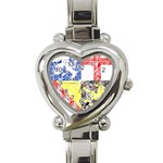 Coa De Saarland Heart Italian Charm Watch