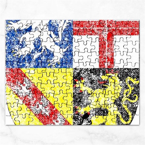 Coa De Saarland Jigsaw Puzzle (Rectangular) from ArtsNow.com Front