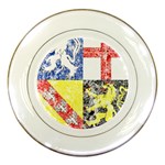 Coa De Saarland Porcelain Plate