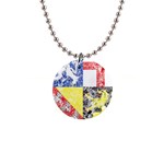 Coa De Saarland 1  Button Necklace