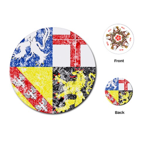 Coa De Saarland Playing Cards Single Design (Round) from ArtsNow.com Front