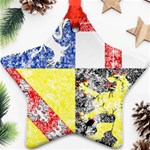 Coa De Saarland Star Ornament (Two Sides)