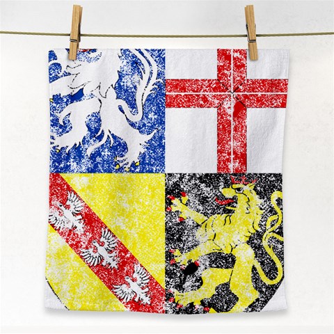Coa De Saarland Face Towel from ArtsNow.com Front