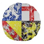 Coa De Saarland Large 18  Premium Round Cushion 