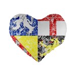 Coa De Saarland Standard 16  Premium Heart Shape Cushion 