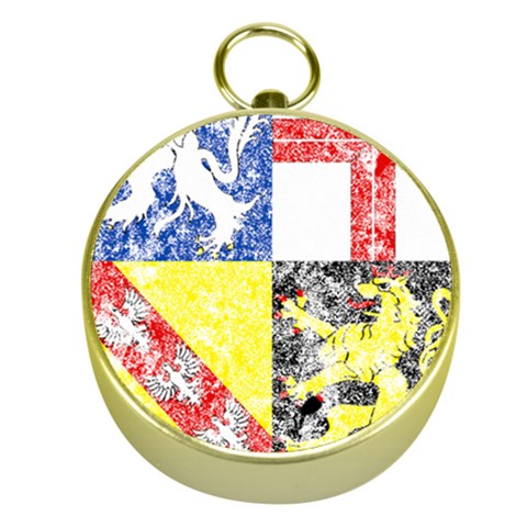 Coa De Saarland Gold Compass from ArtsNow.com Front