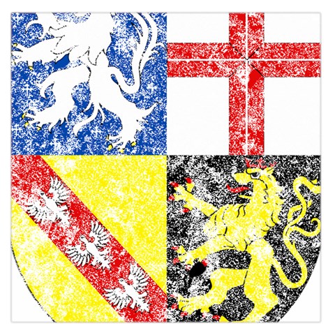 Coa De Saarland Large Satin Scarf (Square) from ArtsNow.com Front