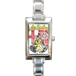 Coat Of Arms Of Rhineland Palatinate Rectangle Italian Charm Watch