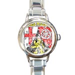 Coat Of Arms Of Rhineland Palatinate Round Italian Charm Watch