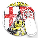 Coat Of Arms Of Rhineland Palatinate Round Mousepad