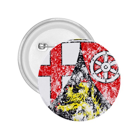 Coat Of Arms Of Rhineland Palatinate 2.25  Button from ArtsNow.com Front