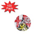 Coat Of Arms Of Rhineland Palatinate 1  Mini Button (100 pack) 