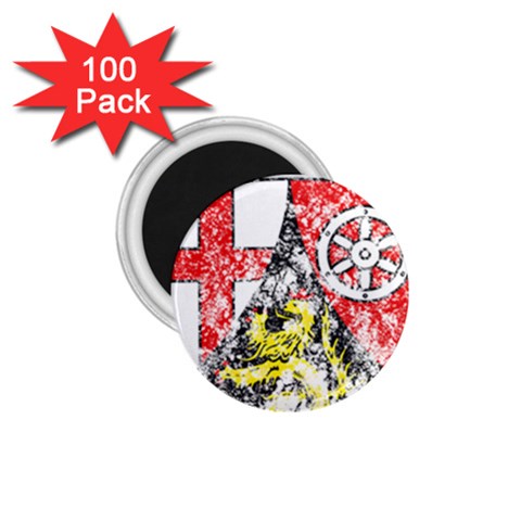Coat Of Arms Of Rhineland Palatinate 1.75  Magnet (100 pack)  from ArtsNow.com Front