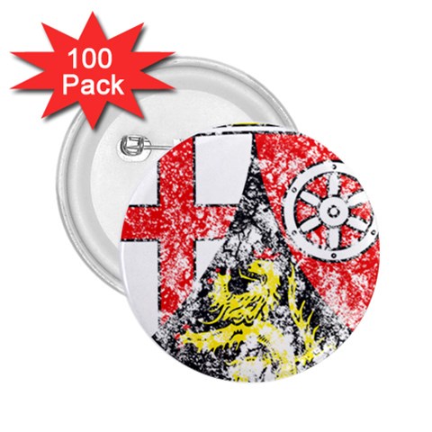 Coat Of Arms Of Rhineland Palatinate 2.25  Button (100 pack) from ArtsNow.com Front