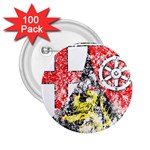Coat Of Arms Of Rhineland Palatinate 2.25  Button (100 pack)
