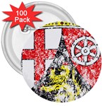 Coat Of Arms Of Rhineland Palatinate 3  Button (100 pack)