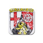 Coat Of Arms Of Rhineland Palatinate Rubber Square Coaster (4 pack)