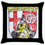 Coat Of Arms Of Rhineland Palatinate Throw Pillow Case (Black)
