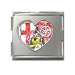 Coat Of Arms Of Rhineland Palatinate Mega Link Heart Italian Charm (18mm)