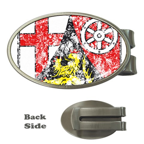 Coat Of Arms Of Rhineland Palatinate Money Clip (Oval) from ArtsNow.com Front