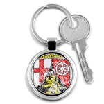 Coat Of Arms Of Rhineland Palatinate Key Chain (Round)