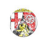 Coat Of Arms Of Rhineland Palatinate Magnet 3  (Round)