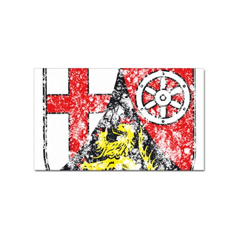 Coat Of Arms Of Rhineland Palatinate Sticker Rectangular (100 pack) from ArtsNow.com Front