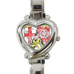 Coat Of Arms Of Rhineland Palatinate Heart Italian Charm Watch