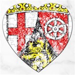 Coat Of Arms Of Rhineland Palatinate Jigsaw Puzzle (Heart)